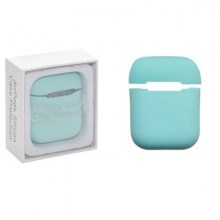 Case for airpods silicon case protection turquoise-min